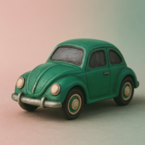 Yeşil Eski Tip Araba