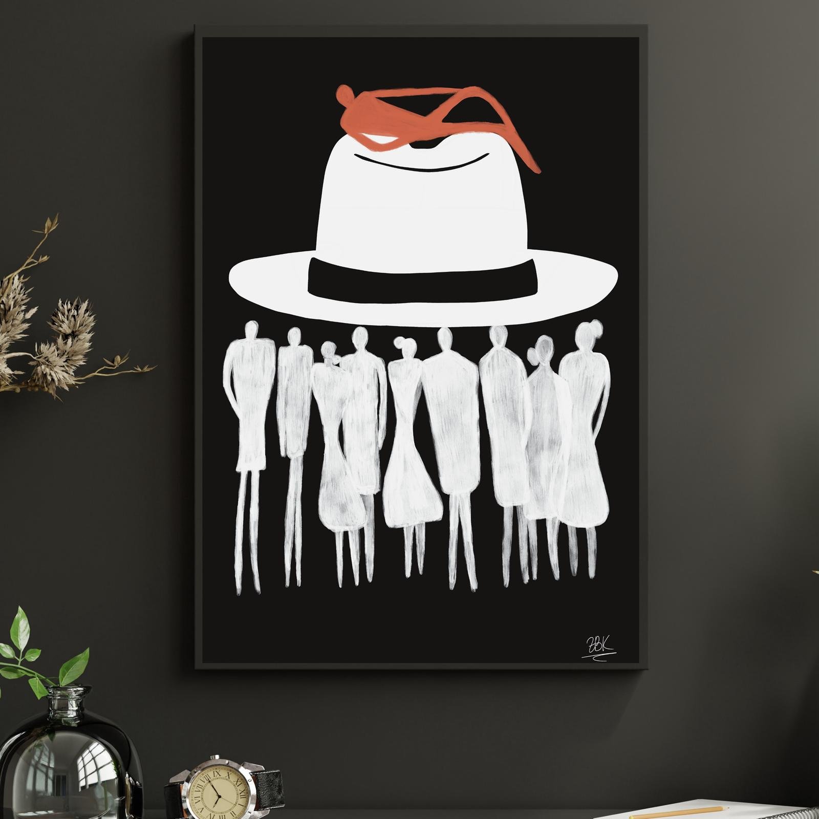 Kalabalığın İçindeki Sükûtun Şapkası